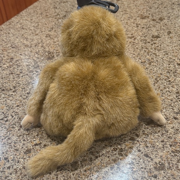 Cuddle Zone Soft Brown and Cream Monkey Plush - Picture 3 of 4